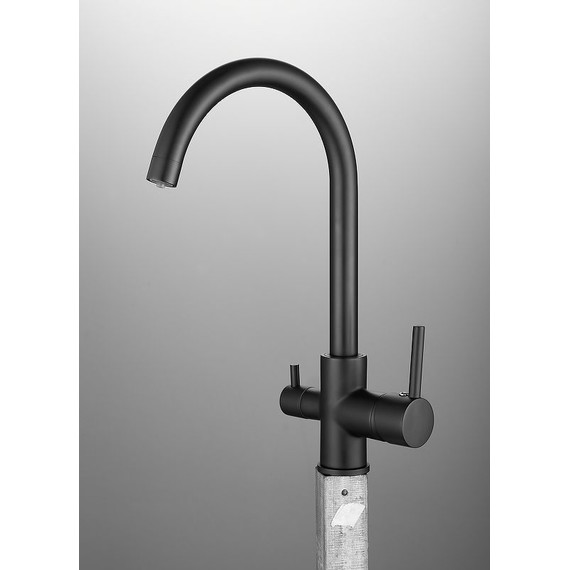 Смеситель для кухни Belz B76801-7, чёрный, Цвет производителя: чёрный фото 2