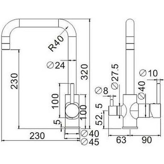 Смеситель для кухни Belz B76802-3, графит, Цвет производителя: оружейная сталь - 4 Смеситель для кухни Belz B76802-3, графит, Цвет производителя: оружейная сталь фото 4