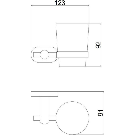 Стакан для зубных щеток Belz B90006 - 2 Стакан для зубных щеток Belz B90006 фото 2