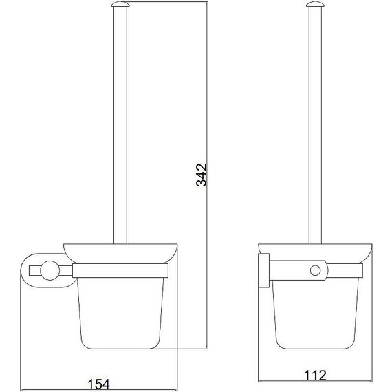 Ёршик для унитаза Belz B90010 фото 2