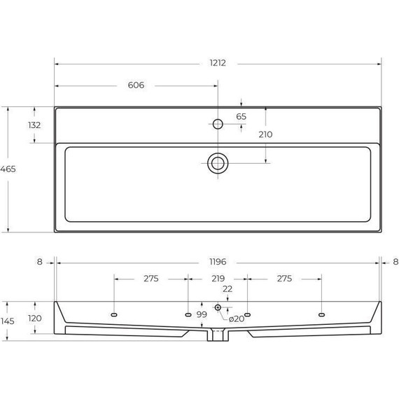 Тумба подвесная с раковиной Cezares MOLVENO 46-120-2C-SO-LG 120 см (раковина CZR-MIL-120-LVB), Legno Grigio - 12 Тумба подвесная с раковиной Cezares MOLVENO 46-120-2C-SO-LG 120 см (раковина CZR-MIL-120-LVB), Legno Grigio фото 12