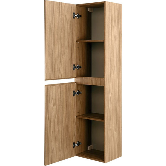 Пенал подвесной Cezares MOLVENO-1600-2A-SC-NC 40 см, Noce Chiaro фото 3