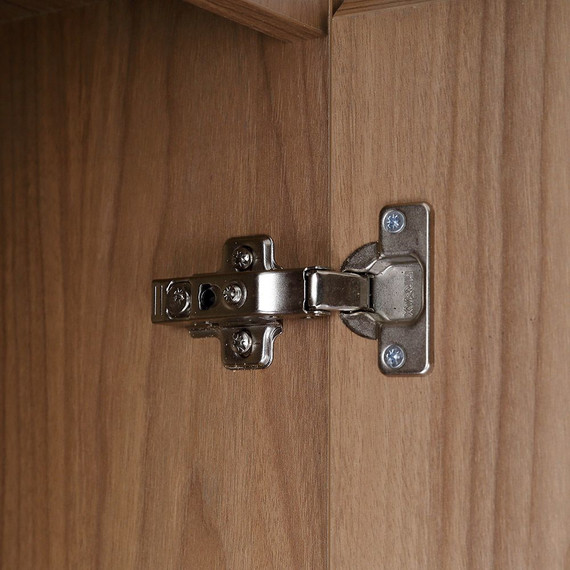 Пенал подвесной Cezares MOLVENO-1600-2A-SC-NC 40 см, Noce Chiaro фото 5