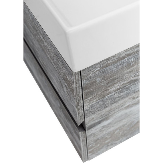 Тумба подвесная с раковиной Cezares MOLVENO 46-80-2C-SO-LG 80 см (раковина CZR-MIL-80-LVB), Legno Grigio - 8 Тумба подвесная с раковиной Cezares MOLVENO 46-80-2C-SO-LG 80 см (раковина CZR-MIL-80-LVB), Legno Grigio фото 8