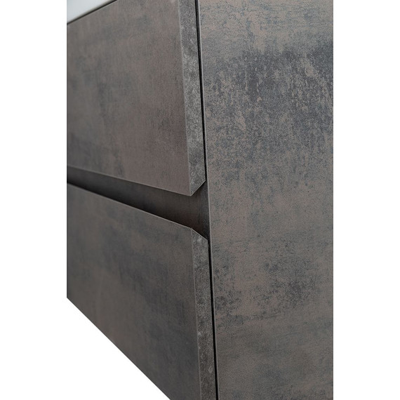 Тумба подвесная с раковиной Cezares MOLVENO 46-80-2C-SO-OSS 80 см (раковина CZR-MIL-80-LVB), Ossido - 9 Тумба подвесная с раковиной Cezares MOLVENO 46-80-2C-SO-OSS 80 см (раковина CZR-MIL-80-LVB), Ossido фото 9