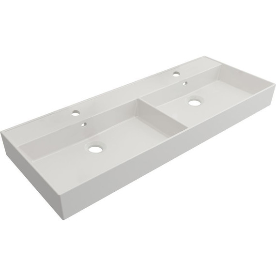 Тумба подвесная с раковиной Cezares MOLVENO 46-120-2C-SO-2-BG 120 см (раковина CZR-MIL-120-2-LVB), Bianco Ghiaccio фото 12