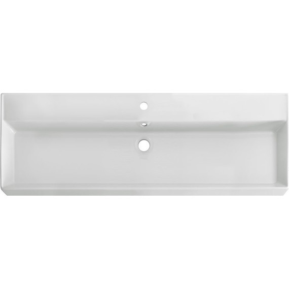 Тумба подвесная с раковиной Cezares CADRO-120-1C-SO-BG-BLUM 120 см, Bianco Ghiaccio/Nero фото 7