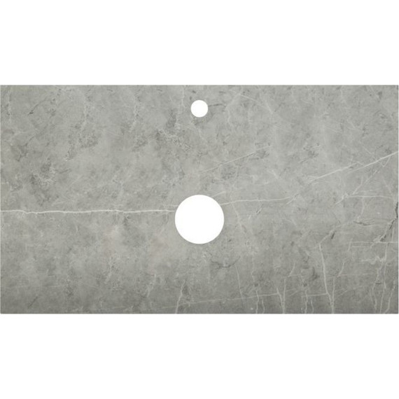 Тумба подвесная со столешницей Cezares MOLVENO 46-80-2C-SO-LG 80 см, Legno Grigio/Marmo Grigio Lucido фото 10