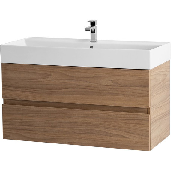 Тумба подвесная с раковиной Cezares MOLVENO 46-80-2C-SO-NC 80 см (раковина CZR-MIL-80-LVB), Noce Chiaro - 3 Тумба подвесная с раковиной Cezares MOLVENO 46-80-2C-SO-NC 80 см (раковина CZR-MIL-80-LVB), Noce Chiaro фото 3