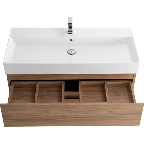 Тумба подвесная с раковиной Cezares MOLVENO 46-80-2C-SO-NC 80 см (раковина CZR-MIL-80-LVB), Noce Chiaro - 5 Тумба подвесная с раковиной Cezares MOLVENO 46-80-2C-SO-NC 80 см (раковина CZR-MIL-80-LVB), Noce Chiaro фото 5