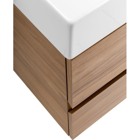 Тумба подвесная с раковиной Cezares MOLVENO 46-80-2C-SO-NC 80 см (раковина CZR-MIL-80-LVB), Noce Chiaro - 9 Тумба подвесная с раковиной Cezares MOLVENO 46-80-2C-SO-NC 80 см (раковина CZR-MIL-80-LVB), Noce Chiaro фото 9