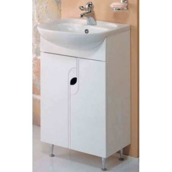 Тумба напольная с раковиной Акватон Панда 50 см 1A0537K0PD010, белый - 6 Тумба напольная с раковиной Акватон Панда 50 см 1A0537K0PD010, белый фото 6