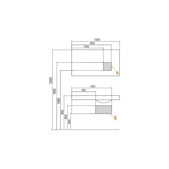 Зеркало Акватон Отель 120 см 1A101402OT010 - 3 Зеркало Акватон Отель 120 см 1A101402OT010 фото 3