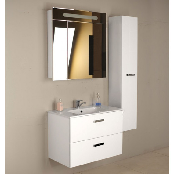 Тумба подвесная с раковиной  Roca Victoria NORD 60 см ZRU9000028, белый фото 4