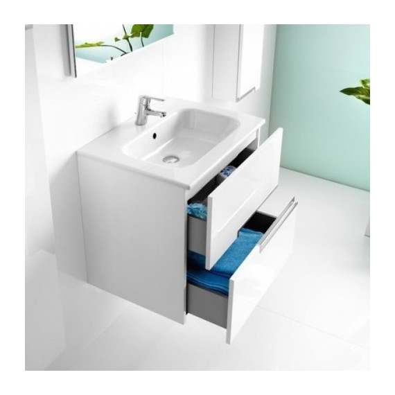 Тумба подвесная с раковиной Roca Victoria NORD Ice 60 см ZRU9302730, белый - 5 Тумба подвесная с раковиной Roca Victoria NORD Ice 60 см ZRU9302730, белый фото 5