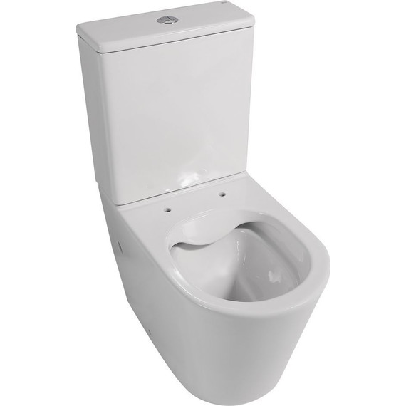 Унитаз-компакт безободковый Abber Bequem AC1112 с крышкой микролифт, Цвет производителя: белый - 5 Унитаз-компакт безободковый Abber Bequem AC1112 с крышкой микролифт, Цвет производителя: белый фото 5