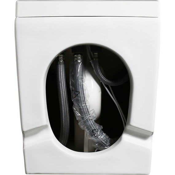 Унитаз приставной безободковый импульсный Abber Rechteck AC1212P с крышкой микролифт (выпуск вертикальный) - 11 Унитаз приставной безободковый импульсный Abber Rechteck AC1212P с крышкой микролифт (выпуск вертикальный) фото 11