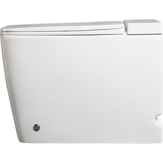 Унитаз приставной безободковый импульсный Abber Rechteck AC1212P с крышкой микролифт (выпуск вертикальный) - 2 Унитаз приставной безободковый импульсный Abber Rechteck AC1212P с крышкой микролифт (выпуск вертикальный) фото 2