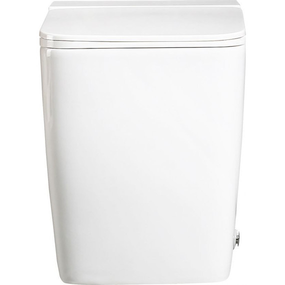 Унитаз приставной безободковый импульсный Abber Rechteck AC1212P с крышкой микролифт (выпуск вертикальный) - 4 Унитаз приставной безободковый импульсный Abber Rechteck AC1212P с крышкой микролифт (выпуск вертикальный) фото 4