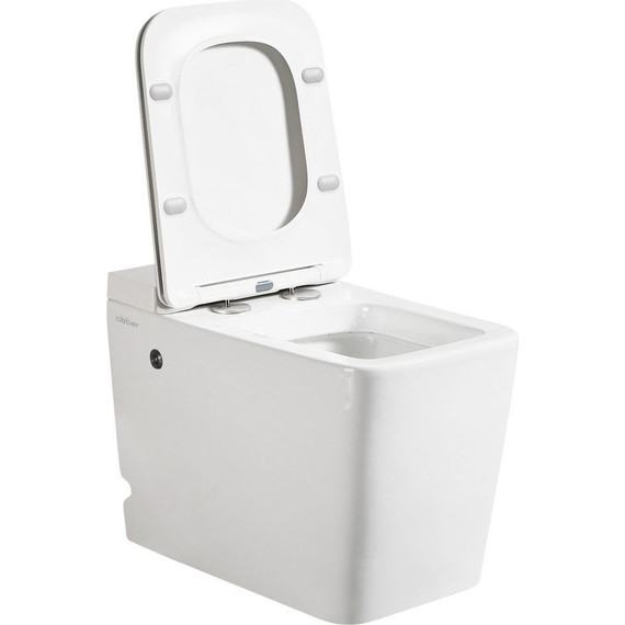 Унитаз приставной безободковый импульсный Abber Rechteck AC1212P с крышкой микролифт (выпуск вертикальный) - 6 Унитаз приставной безободковый импульсный Abber Rechteck AC1212P с крышкой микролифт (выпуск вертикальный) фото 6