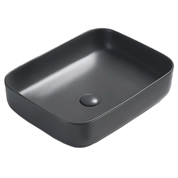 Раковина-чаша Azario 50 см AZ-78109MDH, тёмно-серый матовый фото 