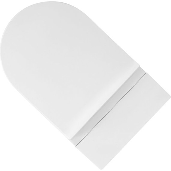 Унитаз подвесной безободковый импульсный Abber Bequem AC1105P с крышкой микролифт фото 9