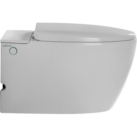 Унитаз подвесной безободковый импульсный Abber Bequem AC1107P с крышкой микролифт фото 7