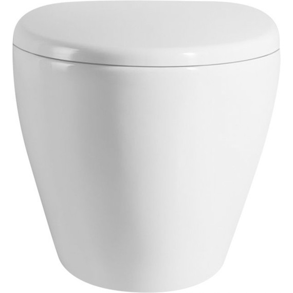 Унитаз подвесной безободковый импульсный Abber Bequem AC1107P с крышкой микролифт фото 8