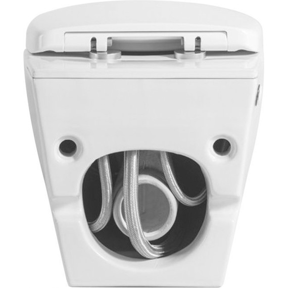 Унитаз подвесной безободковый импульсный Abber Bequem AC1107P с крышкой микролифт фото 10