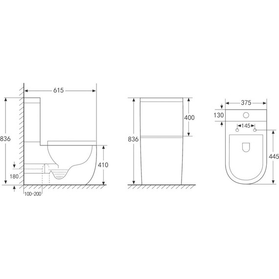 Унитаз-компакт безободковый Abber Bequem AC1110 с крышкой микролифт - 10 Унитаз-компакт безободковый Abber Bequem AC1110 с крышкой микролифт фото 10