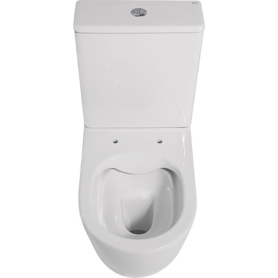 Унитаз-компакт безободковый Abber Bequem AC1110 с крышкой микролифт - 6 Унитаз-компакт безободковый Abber Bequem AC1110 с крышкой микролифт фото 6