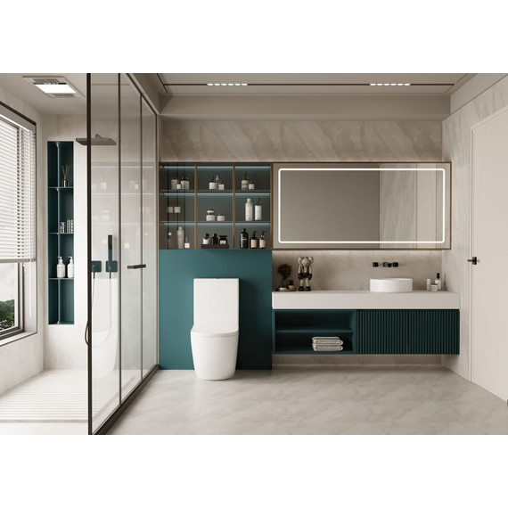 Унитаз-компакт безободковый Abber Bequem AC1110 с крышкой микролифт - 8 Унитаз-компакт безободковый Abber Bequem AC1110 с крышкой микролифт фото 8