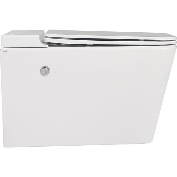 Унитаз подвесной безободковый импульсный Abber Rechteck AC1202P с крышкой микролифт - 4 Унитаз подвесной безободковый импульсный Abber Rechteck AC1202P с крышкой микролифт фото 4