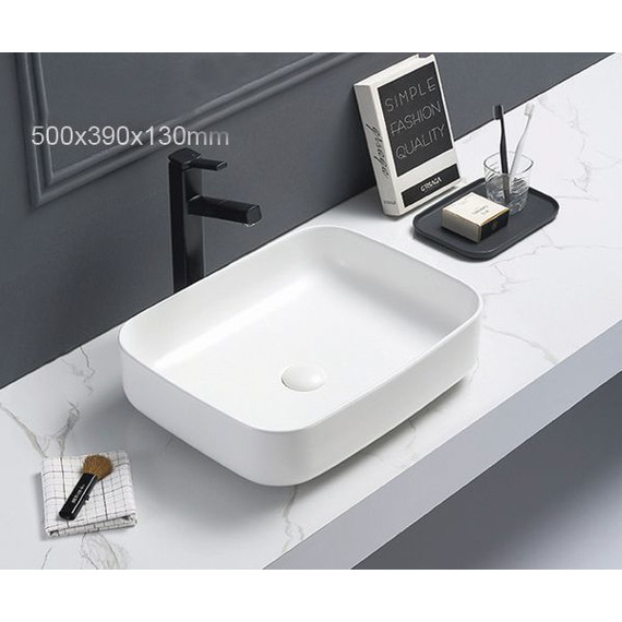 Раковина-чаша Azario 50 см AZ-78109-MW, белый матовый фото 2