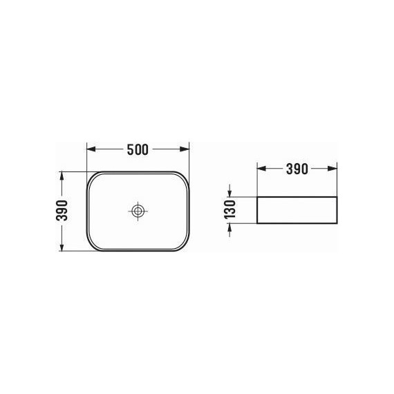 Раковина-чаша Azario 50 см AZ-78109MH, светло-серый матовый фото 3
