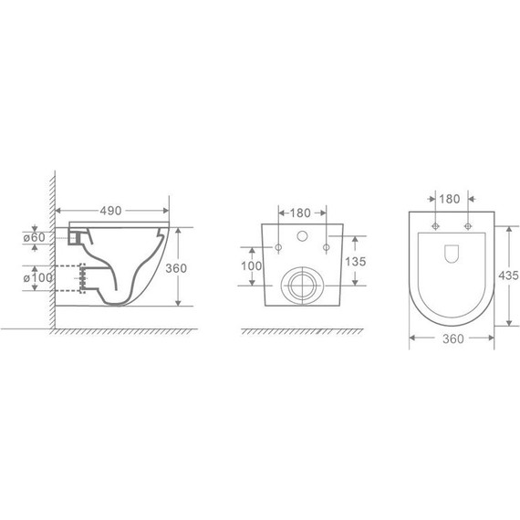 Инсталляция с подвесным безободковым унитазом Azario Gloria AZ-8010-1000+AZ-8200-0012+AZ-2003, Цвет производителя: белый - 18 Инсталляция с подвесным безободковым унитазом Azario Gloria AZ-8010-1000+AZ-8200-0012+AZ-2003, Цвет производителя: белый фото 18