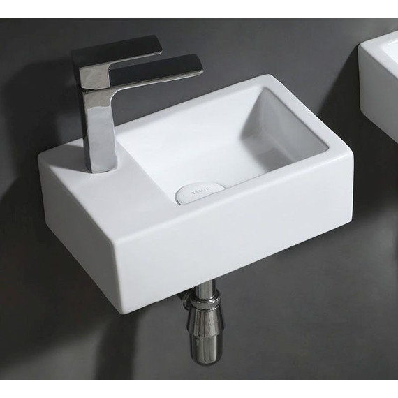 Раковина подвесная Azario 37 см AZ4331A левая фото 2