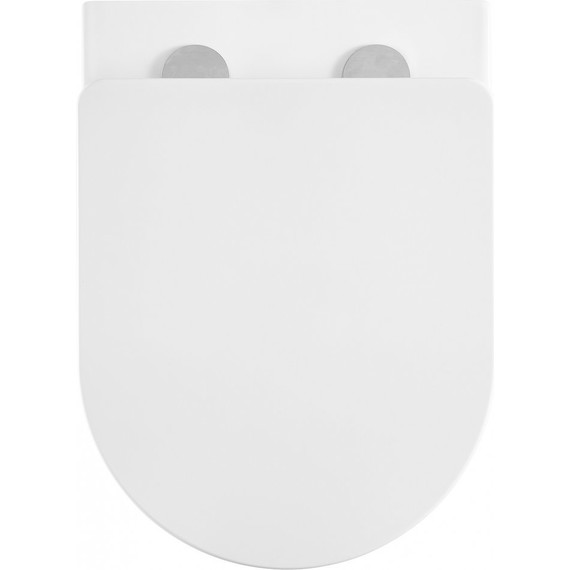 Унитаз подвесной безободковый Azario Teramo AZ-0053-UQ с крышкой микролифт (Система смыва торнадо) - 4 Унитаз подвесной безободковый Azario Teramo AZ-0053-UQ с крышкой микролифт (Система смыва торнадо) фото 4