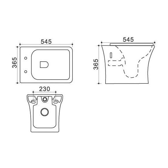 Унитаз подвесной безободковый Azario Trend AZ-2024 с крышкой микролифт фото 4
