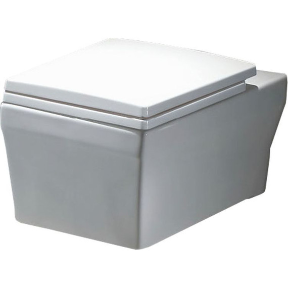 Унитаз подвесной безободковый Azario Trend AZ-2133 с крышкой микролифт фото 2