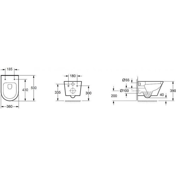 Инсталляция с подвесным безободковым унитазом BelBagno Tre BB8001CHR/SC/BB002-80/BB005-PR-CHROME - 7 Инсталляция с подвесным безободковым унитазом BelBagno Tre BB8001CHR/SC/BB002-80/BB005-PR-CHROME фото 7