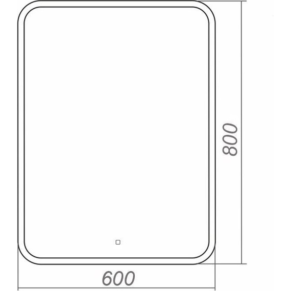 Зеркало Azario Esterna Raggio 60 см CS00079361 фото 4