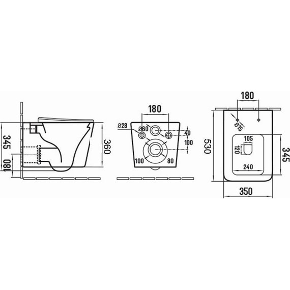 Инсталляция с подвесным безободковым унитазом Azario Nova AZ-8010-1000+AZ-8200-0045+AZ-2216 SP - 9 Инсталляция с подвесным безободковым унитазом Azario Nova AZ-8010-1000+AZ-8200-0045+AZ-2216 SP фото 9