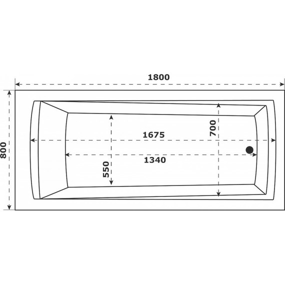 Ванна акриловая Azario Бали 180x80 см БАВ0105, Размер - мм: 1800х800 - 5 Ванна акриловая Azario Бали 180x80 см БАВ0105, Размер - мм: 1800х800 фото 5