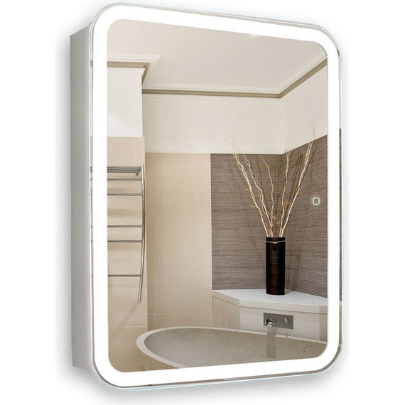 Зеркало-шкаф Azario Фиджи flip Led 60 см LED-00002472 фото 