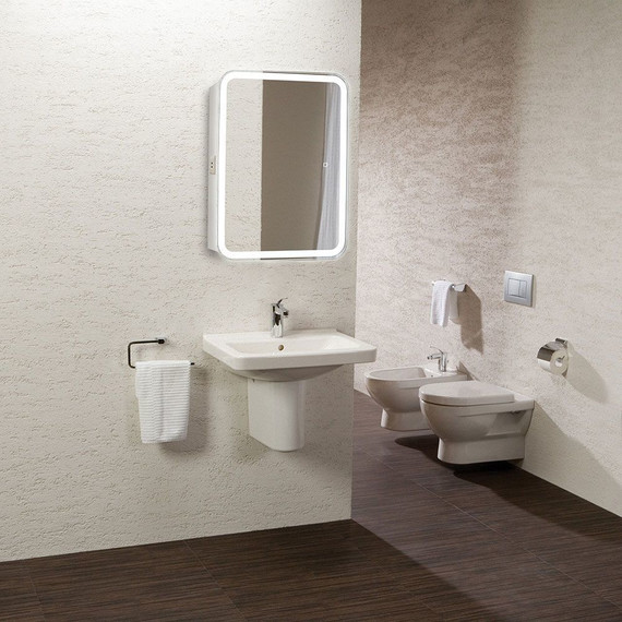 Зеркало-шкаф Azario Фиджи flip Led 60 см LED-00002472 фото 3