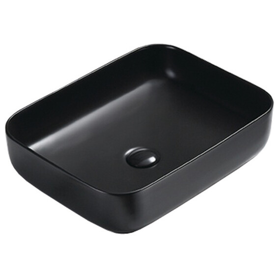 Раковина-чаша Azario 50 см AZ-78109MB, черный матовый фото 