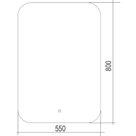 Зеркало Azario Паллада 55 см ФР-1538 фото 3