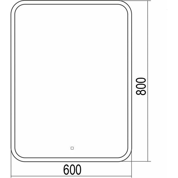 Зеркало Azario Стив 60 см LED-00002249 - 4 Зеркало Azario Стив 60 см LED-00002249 фото 4