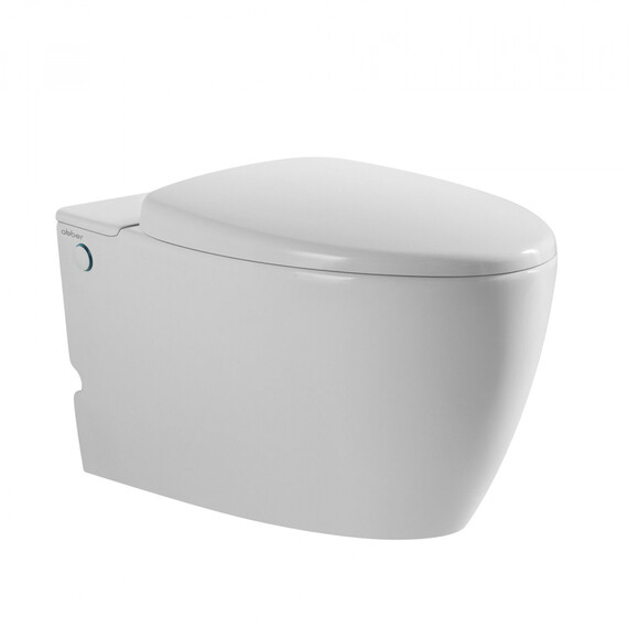 Унитаз подвесной безободковый импульсный Abber Bequem AC1107P с крышкой микролифт фото 